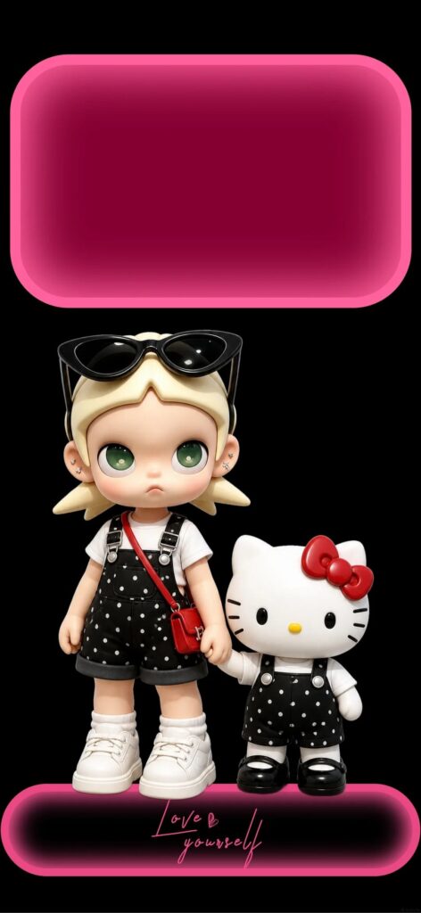 250+ Hình Nền Điện Thoại Hello Kitty Đẹp, Cute, Mới Nhất 2026 14 Hình Hello Kitty màu đen độc đáo, cá tính cho smartphone