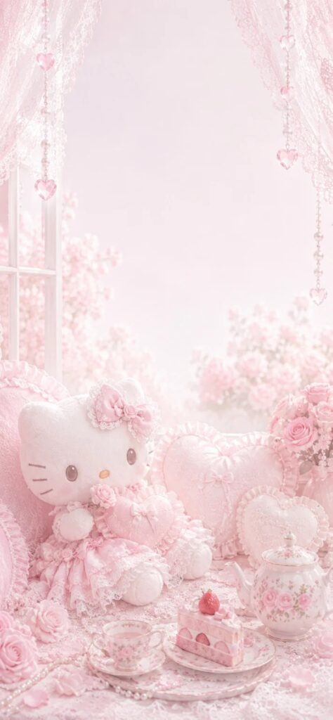 250+ Hình Nền Điện Thoại Hello Kitty Đẹp, Cute, Mới Nhất 2026 10 Ảnh Hello Kitty màu hồng thơ mộng, ngọt ngào cho điện thoại
