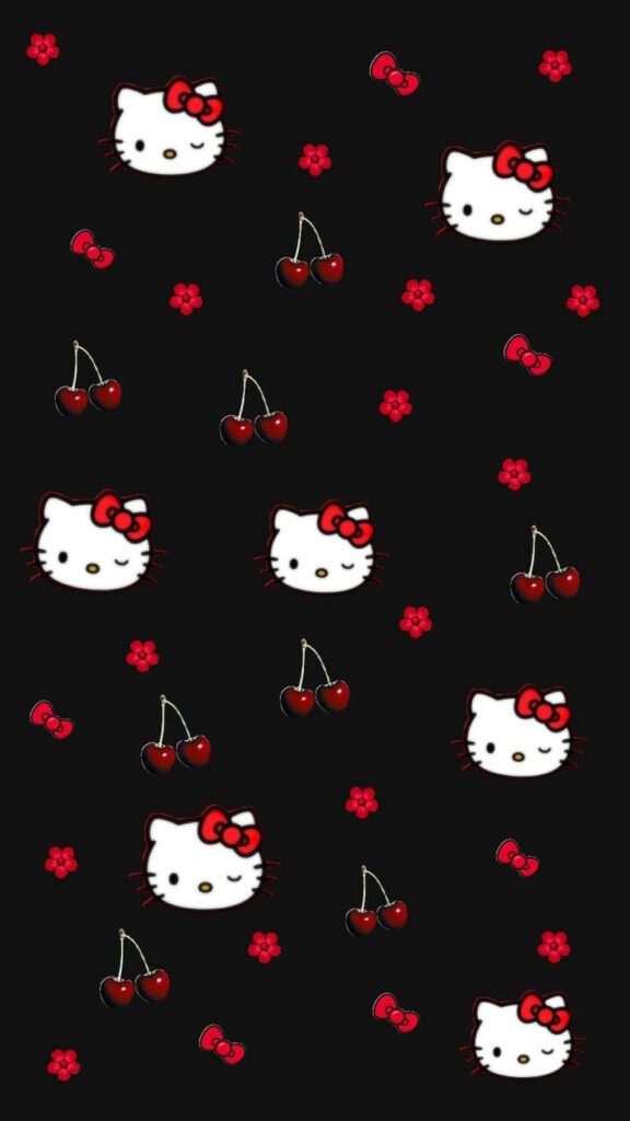 150+ Hình Nền Hello Kitty Màu Đen Ngầu, Cute Đẹp Nhất 8 Hình nền điện thoại Hello Kitty màu đen cute, đáng yêu