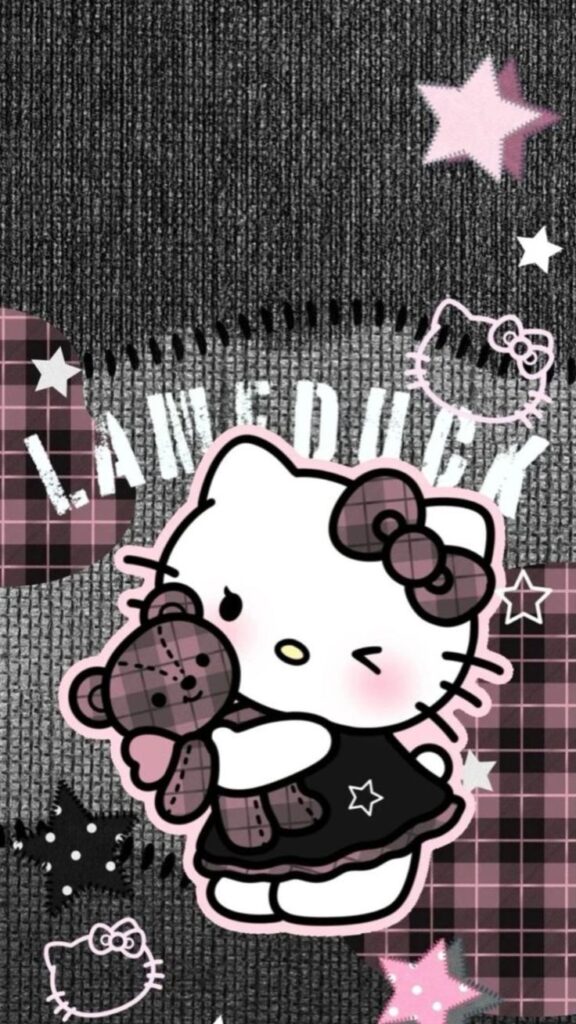 150+ Hình Nền Hello Kitty Màu Đen Ngầu, Cute Đẹp Nhất 12 Ảnh nền Hello Kitty cute, dễ thương cho điện thoại