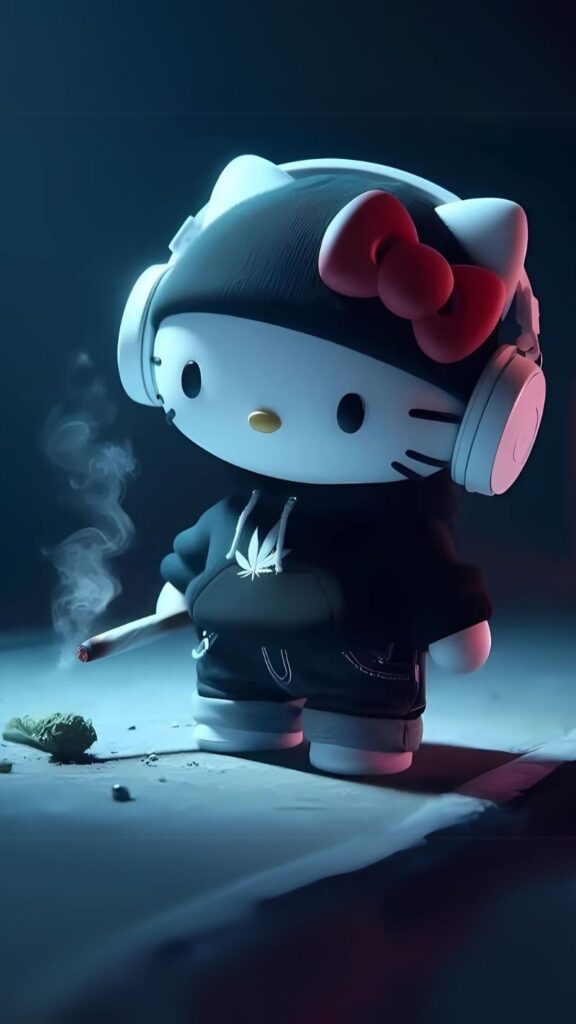150+ Hình Nền Hello Kitty Màu Đen Ngầu, Cute Đẹp Nhất 6 Hình Hello Kitty màu đen cá tính, ngầu cho điện thoại
