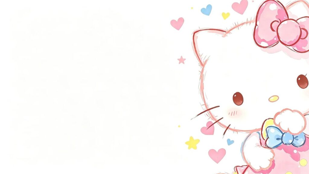999+ Hình Nền Hello Kitty Màu Hồng Cute Cho ĐT, Máy Tính 1 Hình nền Hello Kiity màu hồng