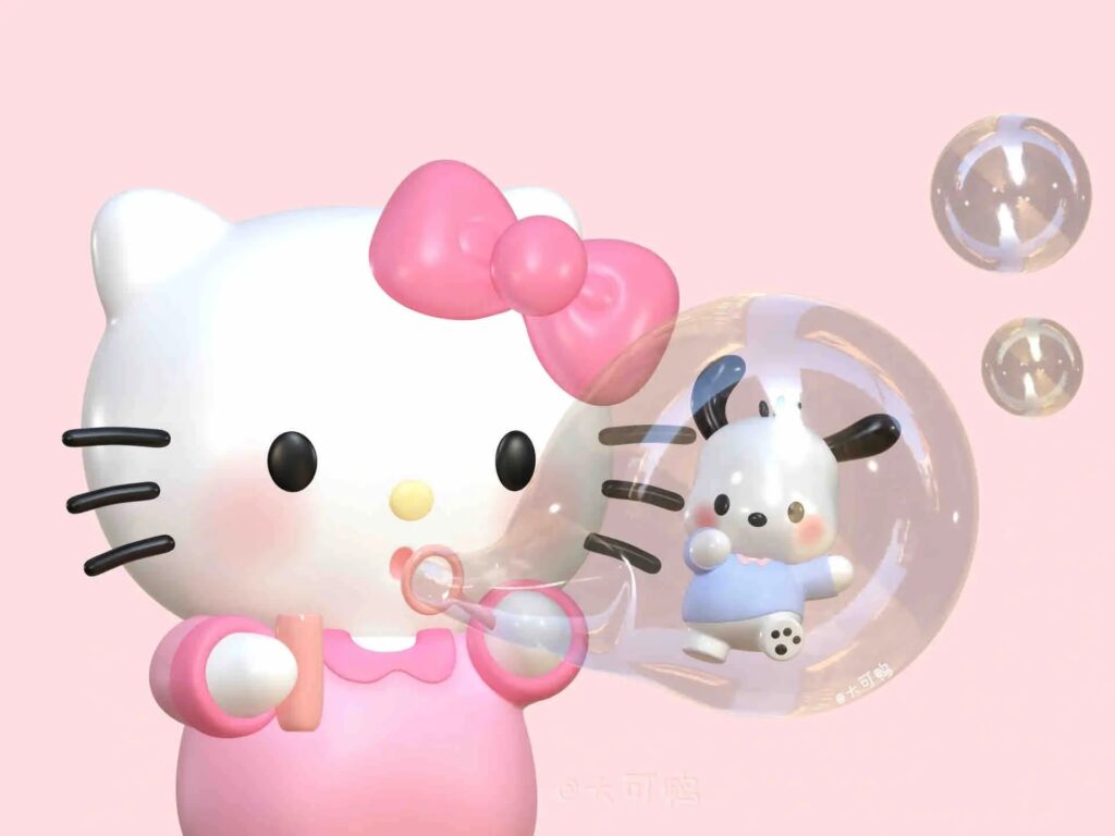 999+ Hình Nền Hello Kitty Màu Hồng Cute Cho ĐT, Máy Tính 22 Hình nền Hello Kitty màu hồng 3D cho máy tính