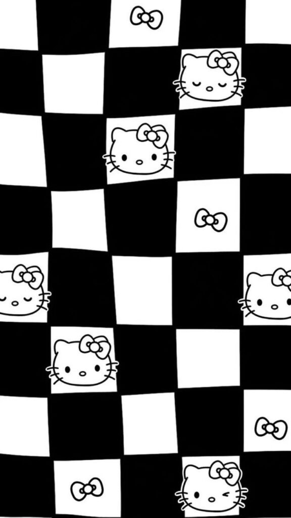 999+ Hình Nền Hello Kitty Màu Trắng Đẹp, Cute Nhất 2026 13 Hình nền Hello Kitty màu trắng đen cá tính