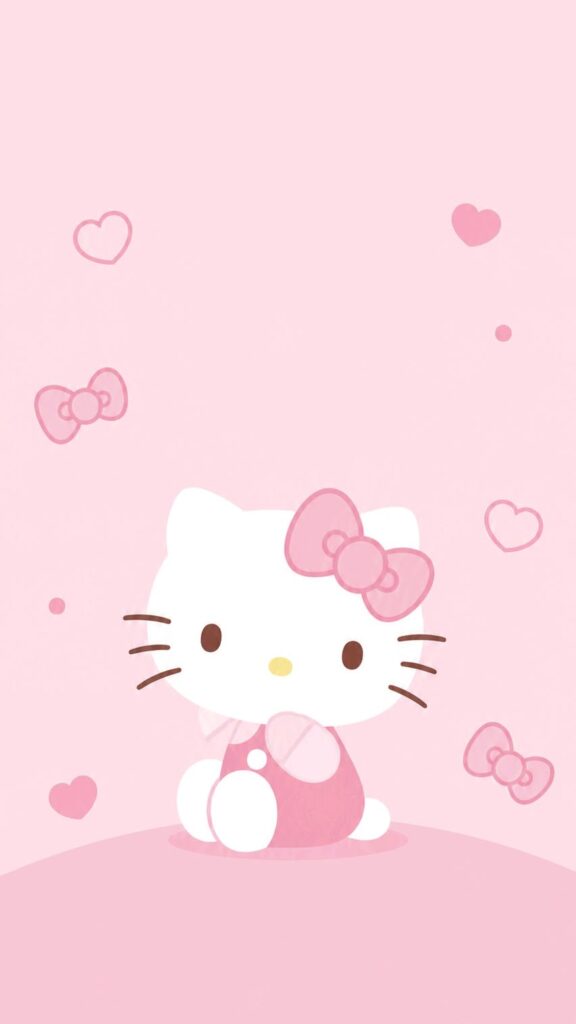 999+ Hình Nền Hello Kitty Màu Trắng Đẹp, Cute Nhất 2026 6 Ảnh Hello Kitty màu trắng hồng cute, làm hình nền smartphone