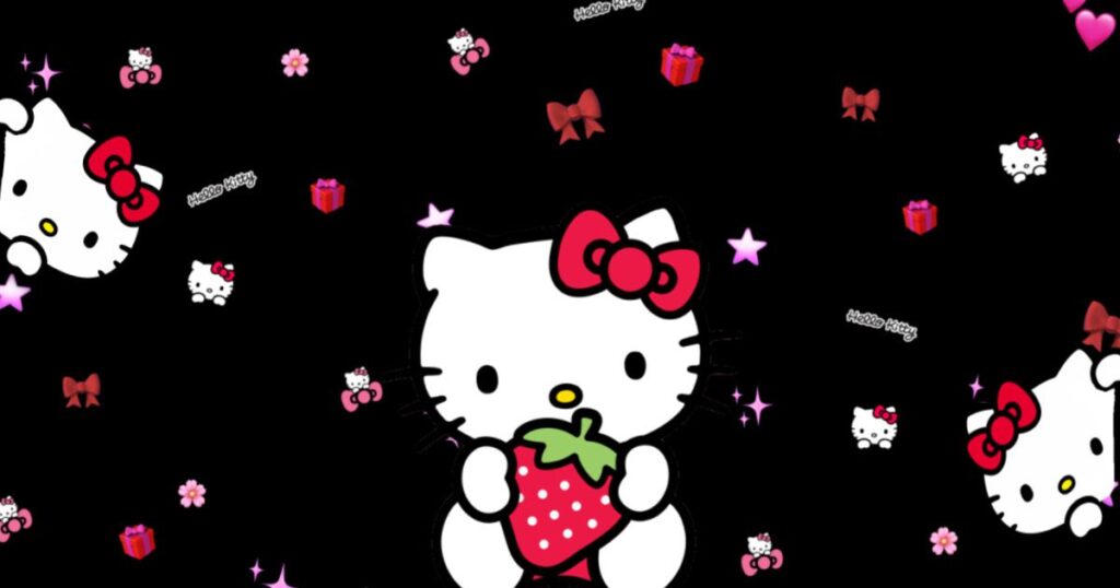 150+ Hình Nền Hello Kitty Màu Đen Ngầu, Cute Đẹp Nhất 21 Ảnh nền máy tính Hello Kitty màu đen