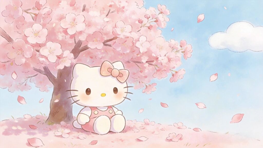 150+ Hình Nền Máy Tính Hello Kitty Cute, Màu Hồng 4K Đẹp Nhất 4 Hình nền Hello Kitty màu hồng cute, dễ thương cho máy tính