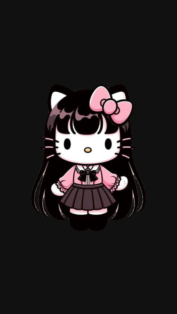 150+ Hình Nền Hello Kitty Màu Đen Ngầu, Cute Đẹp Nhất 2 Lý do hình nền Hello Kitty màu đen trở thành xu hướng