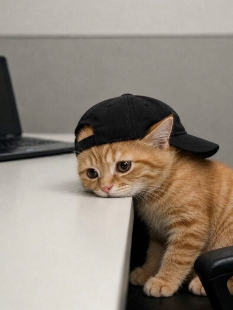 999+ Ảnh Meme Mèo Vô Tri Cute, Hài Hước Làm Avatar 9 Ảnh mèo vô tri meme chán nản