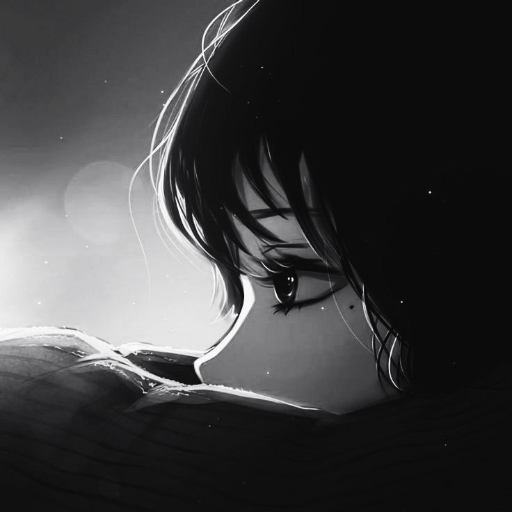 150+ Avatar Đen Trắng Anime Nữ Buồn, Đẹp Tê Tái 2 Lý do avatar đen trắng buồn nữ anime lại có sức hút